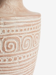French Connection Rust Brown Terracotta Vase - Image 2 of 3