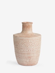 French Connection Rust Brown Terracotta Vase - Image 3 of 3