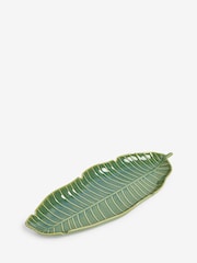 Nina Campbell Green Leaf Shaped Platter - Image 3 of 3