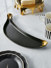 Rockett St George Black/Gold Banana Platter - Image 1 of 2