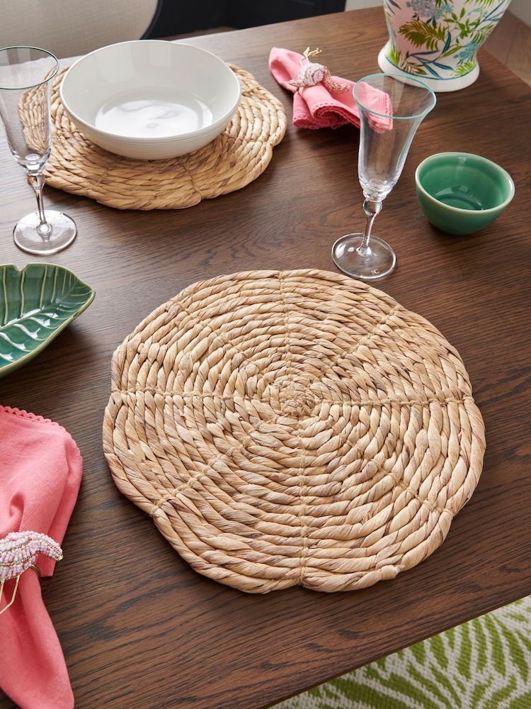 Nina Campbell 2 Pack Natural Placemats - Image 1 of 3
