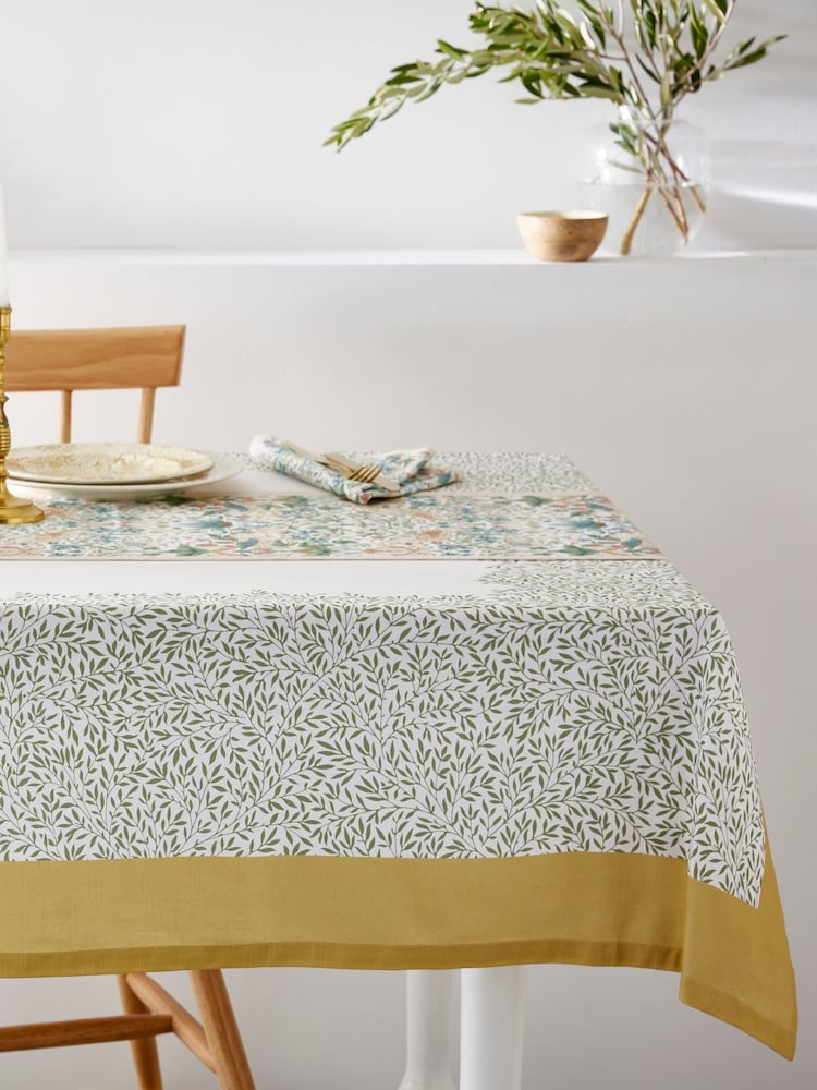 Morris & Co. Standen 100% Cotton Tablecloth - Image 2 of 6