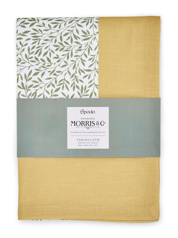 Morris & Co. Standen 100% Cotton Tablecloth - Image 6 of 6