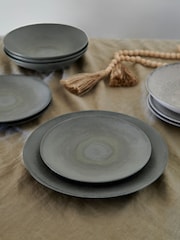 French Connection 12 Piece Black Zinc Dinner Set - Image 2 of 5