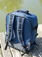 Cabin Max Blue Black Metz Underseat Hybrid 30 Litre Trolley Bag and Backpack - Image 3 of 5