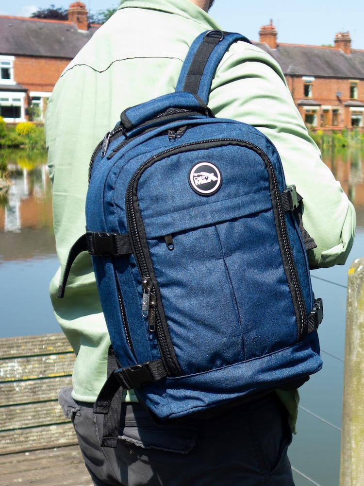 Cabin Max Blue Metz Underseat Hybrid Trolley Bag and Backpack 20 Litre - Image 5 of 6