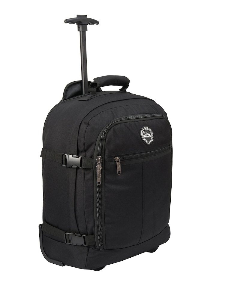 Cabin Max Dark Black Metz Underseat Hybrid 30 Litre Trolley Bag and Backpack - Image 2 of 6
