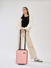 Cabin Max Pink Anode Underseat Two Wheel Case 40x30x20cm - Image 1 of 4