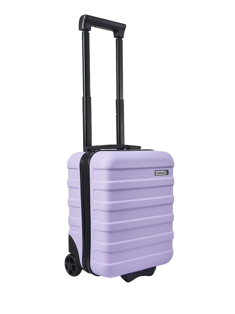 Lila - Cabin Max Anode Handgepäck-Koffer mit zwei Rädern für unter den Sitz, 40x30x20cm - Bild 1 von 6 Lila - Cabin Max Anode Handgepäck-Koffer mit zwei Rädern für unter den Sitz, 40x30x20cm - Bild 1 von 6