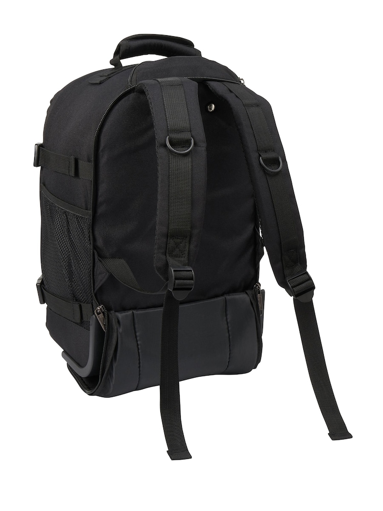 Cabin Max Black Metz Underseat Hybrid Trolley Bag and Backpack 20 Litre - Image 4 of 6