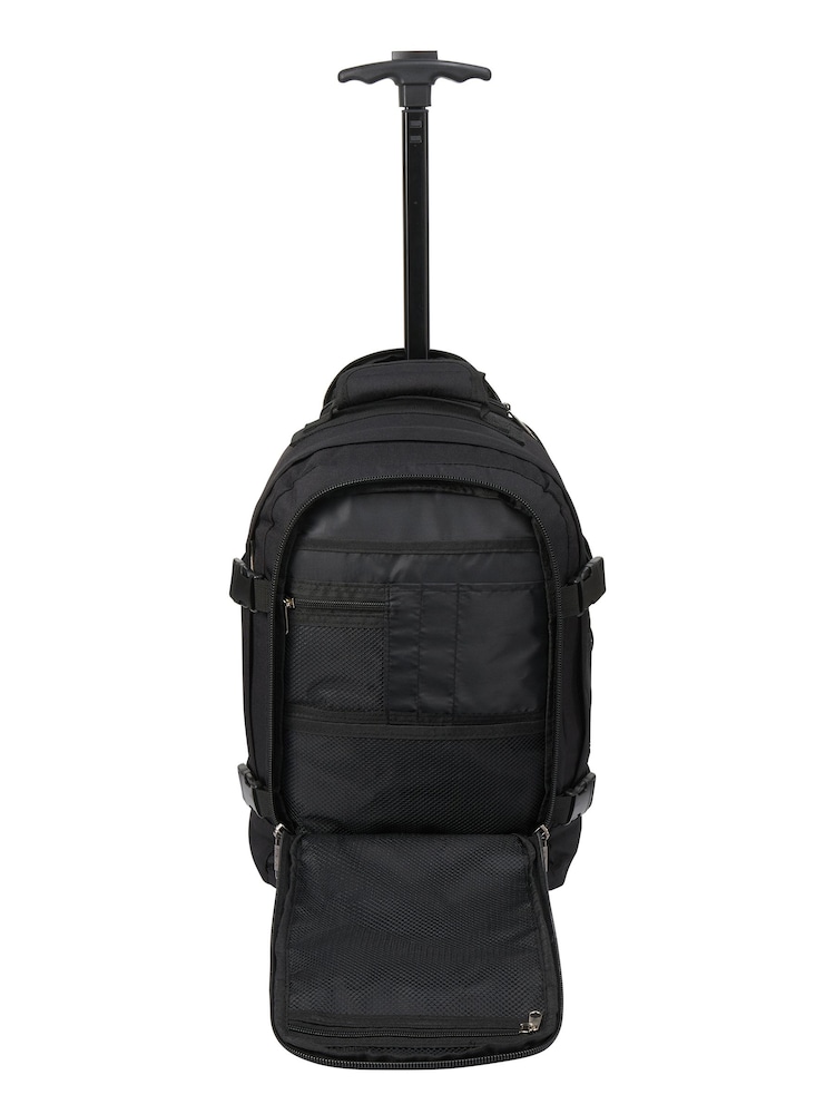 Cabin Max Black Metz Underseat Hybrid Trolley Bag and Backpack 20 Litre - Image 6 of 6