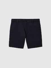 Reiss Navy Wicket 3-9 yrs Casual Chino Shorts - Image 2 of 5