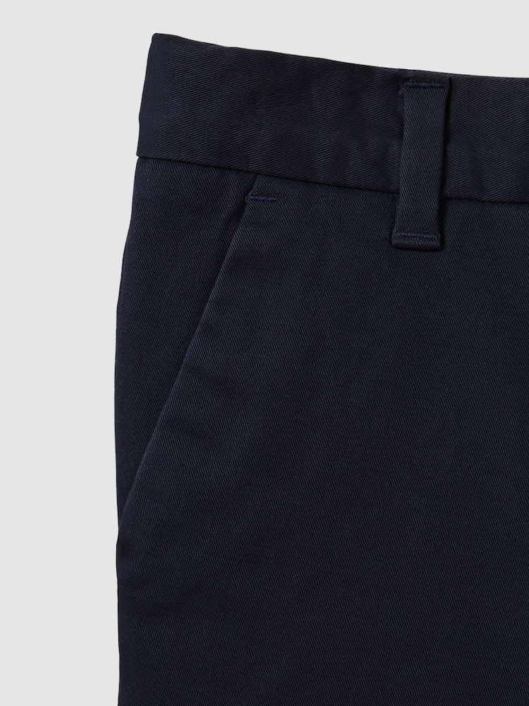 Reiss Navy Wicket 3-9 yrs Casual Chino Shorts - Image 5 of 5
