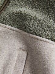 Reiss Sage Kyle Senior Sherpa Zip-Through Jacket - Image 6 of 6