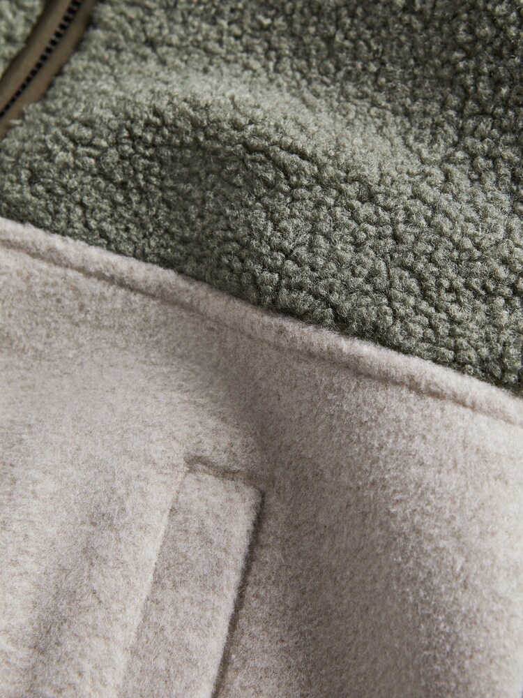 Reiss Sage Kyle Senior Sherpa Zip-Through Jacket - Image 6 of 6