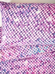 Purple Printed Polycotton Duvet Cover and Pillowcase Bedding - Image 5 of 6