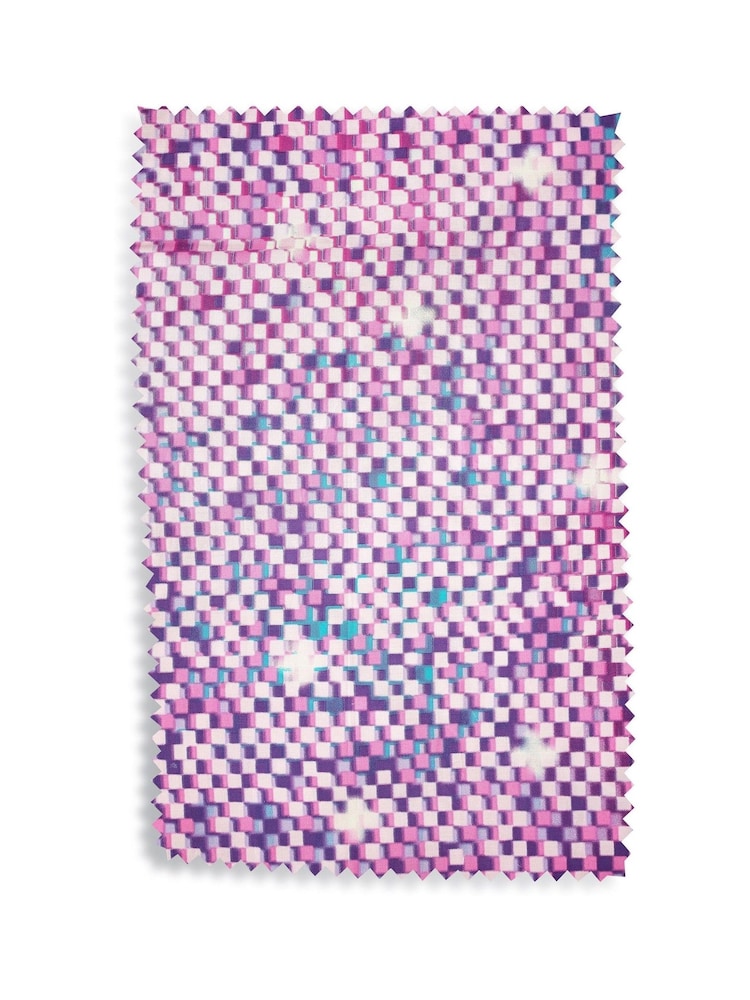 Purple Printed Polycotton Duvet Cover and Pillowcase Bedding - Image 6 of 6