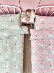 Pink Unicorn Duvet Cover and Pillowcase Set - Image 2 of 4