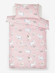 Pink Unicorn Duvet Cover and Pillowcase Set - Image 3 of 4