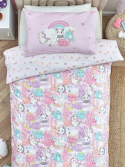 Kawaii Printed Polycotton Duvet Cover and Pillowcase Bedding - Image 3 of 6