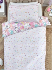 Kawaii Printed Polycotton Duvet Cover and Pillowcase Bedding - Image 4 of 6