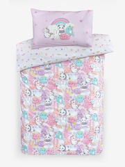 Kawaii Printed Polycotton Duvet Cover and Pillowcase Bedding - Image 5 of 6