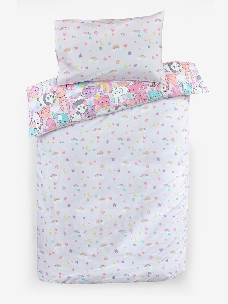 Kawaii Printed Polycotton Duvet Cover and Pillowcase Bedding - Image 6 of 6