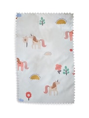 Natural Scandi Unicorn Printed Polycotton Duvet Cover and Pillowcase Bedding - Image 6 of 6