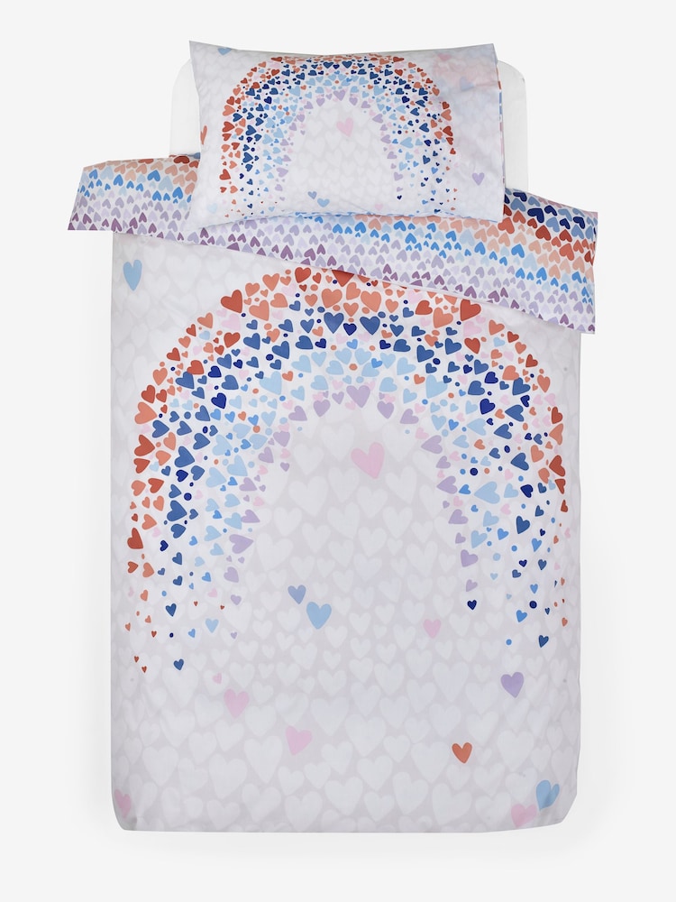 Multi Printed Polycotton Duvet Cover and Pillowcase Bedding - Image 5 of 6