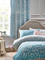 Printed Polycotton Duvet Cover and Pillowcase Bedding Set - Image 1 of 6