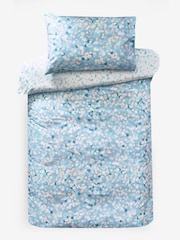 Printed Polycotton Duvet Cover and Pillowcase Bedding Set - Image 5 of 6