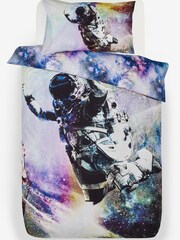 Multi Astronaut Space Duvet Cover and Pillowcase Set - Image 3 of 4