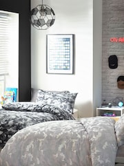 Mono Pixel Camo Duvet Cover and Pillowcase Set - Image 1 of 6