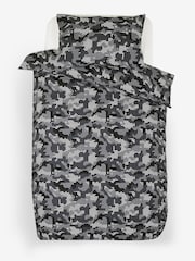 Mono Pixel Camo Duvet Cover and Pillowcase Set - Image 5 of 6