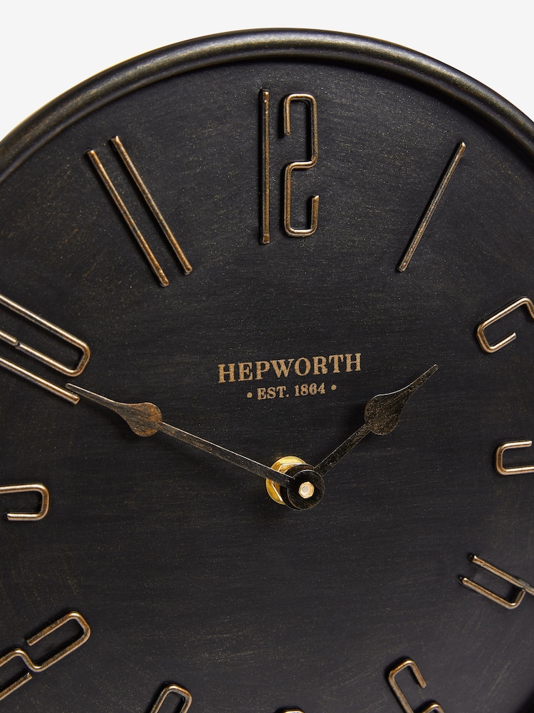 Bronze and Black Stamford Metal Mantel Clock - Image 4 of 4
