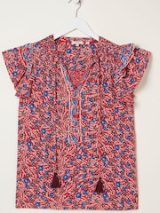 FatFace Red Kai Meadow Blouse - Image 5 of 5
