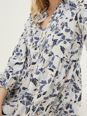FatFace Cream Neema Batik Flowers Dress - Image 5 of 6