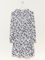 FatFace Cream Neema Batik Flowers Dress - Image 6 of 6