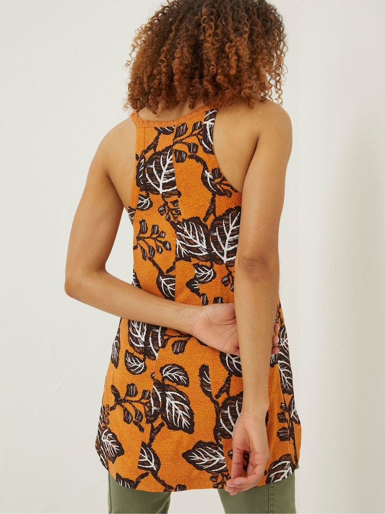 FatFace Yellow Rosie Tunic Vest - Image 2 of 6 FatFace Yellow Rosie Tunic Vest - Image 2 of 6