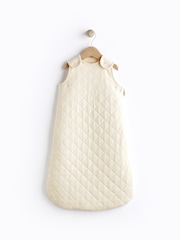 Neutral 2.5 Tog Baby 100% Cotton Sleep Bag - Image 1 of 11