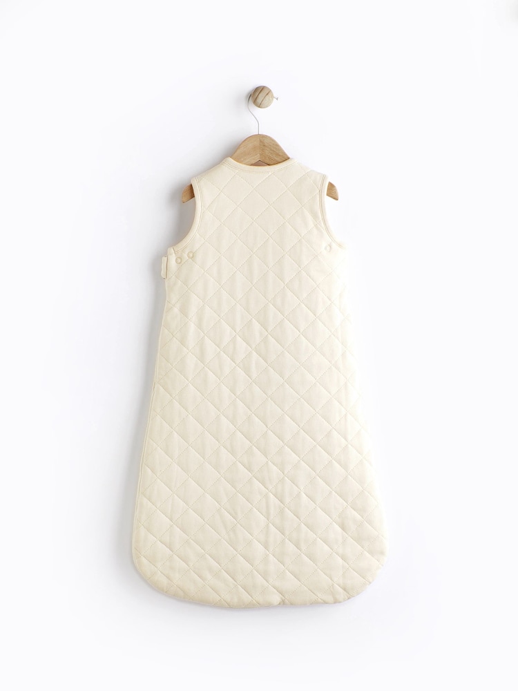 Neutral 2.5 Tog Baby 100% Cotton Sleep Bag - Image 2 of 11