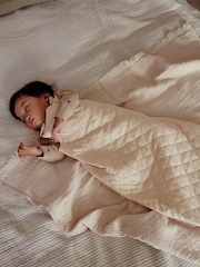 Neutral 2.5 Tog Baby 100% Cotton Sleep Bag - Image 5 of 11
