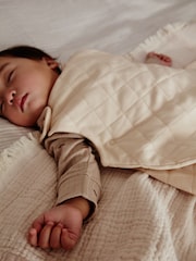 Neutral 2.5 Tog Baby 100% Cotton Sleep Bag - Image 7 of 11