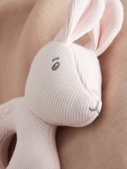 Born in 2024 Pink Bunny Baby Rattle - Image 3 of 4