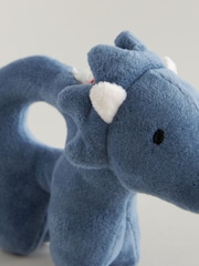Navy Blue Dino Baby Rattle - Image 3 of 5