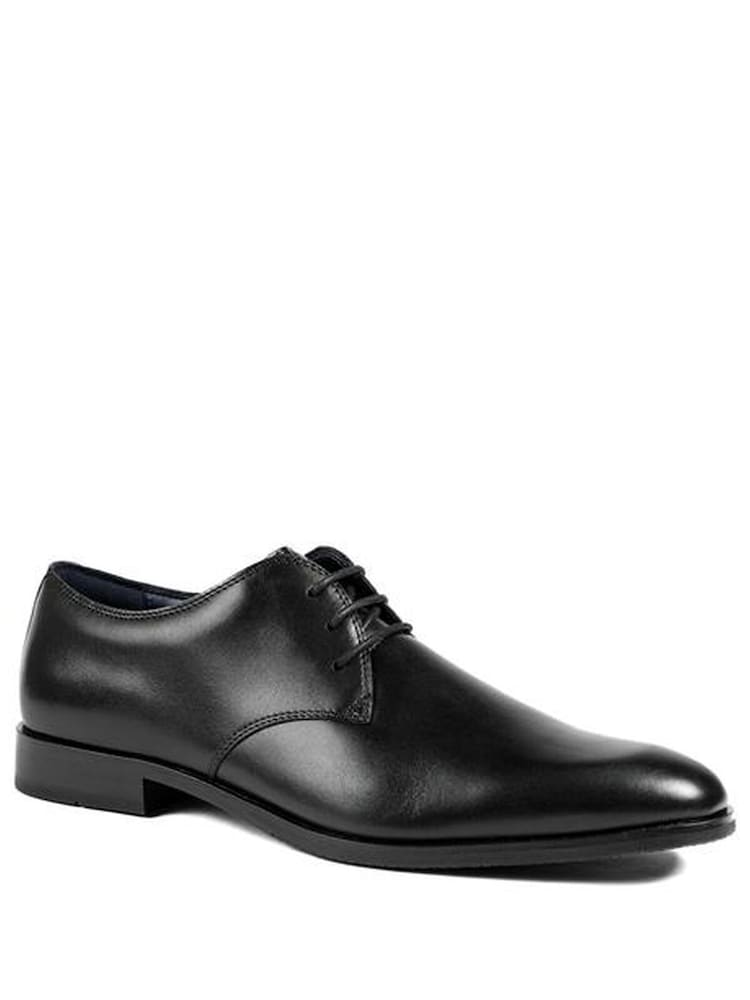 Jones Bootmaker Black Malden Leather Derby Shoes - Image 1 of 4