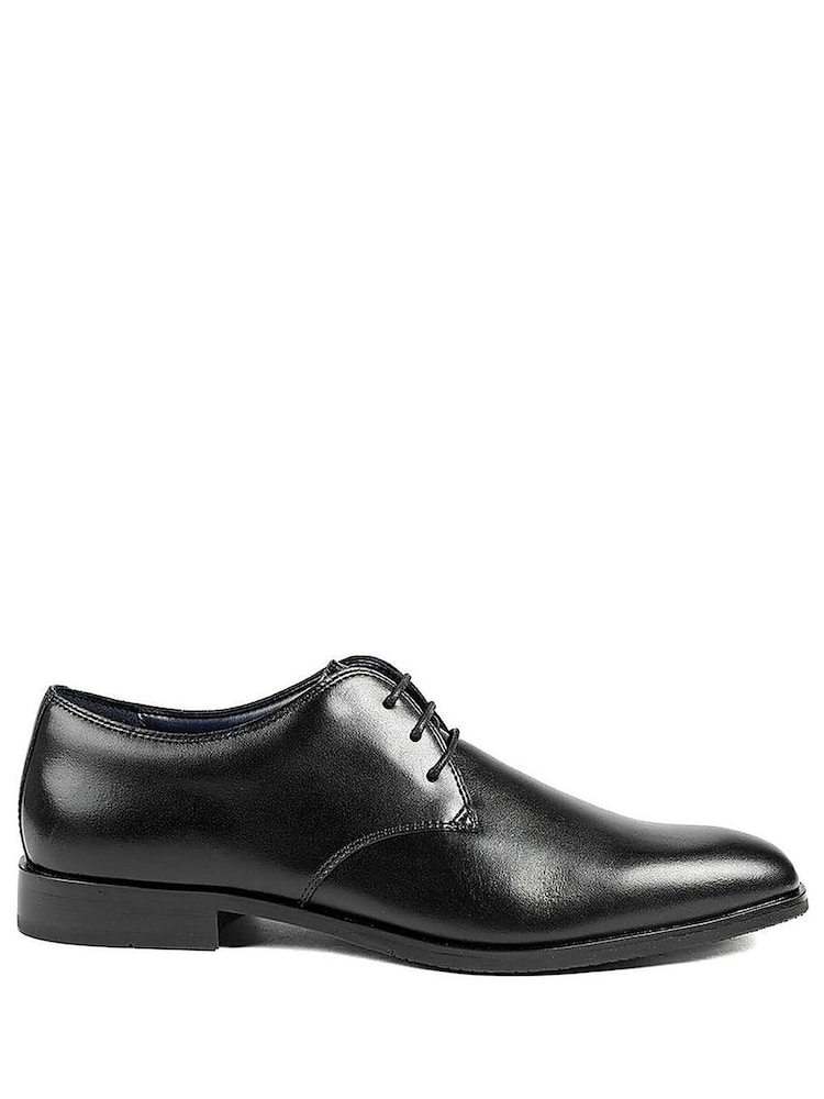 Jones Bootmaker Black Malden Leather Derby Shoes - Image 2 of 4