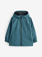 Teal Blue Waterproof Anorak Coat (3-16yrs) - Image 1 of 6