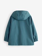 Teal Blue Waterproof Anorak Coat (3-16yrs) - Image 3 of 6