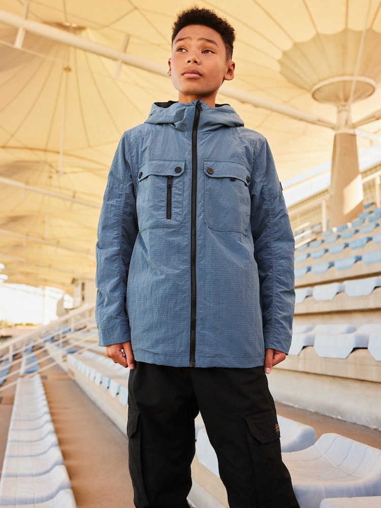 Blue Lightweight Anorak (3-16yrs) - Image 2 of 10 Blue Lightweight Anorak (3-16yrs) - Image 2 of 10